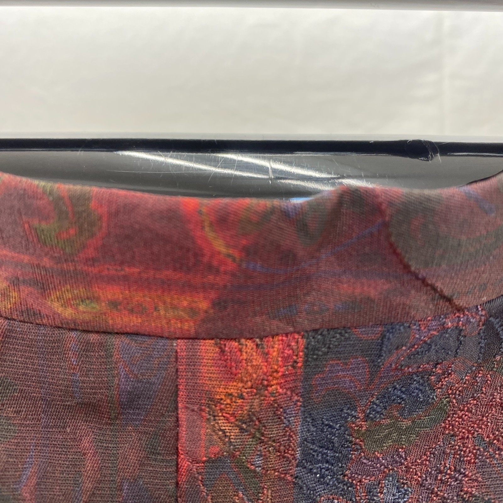 Japanese Vintage Kimono Michiyuki Jacket Silk Brown Traditional Authentic 34in