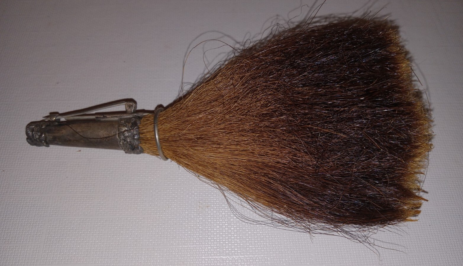 (2) 6″ Large Antique Scottish Celtic Irish Hat Kilt Pin Boar Horse Hair Bristle