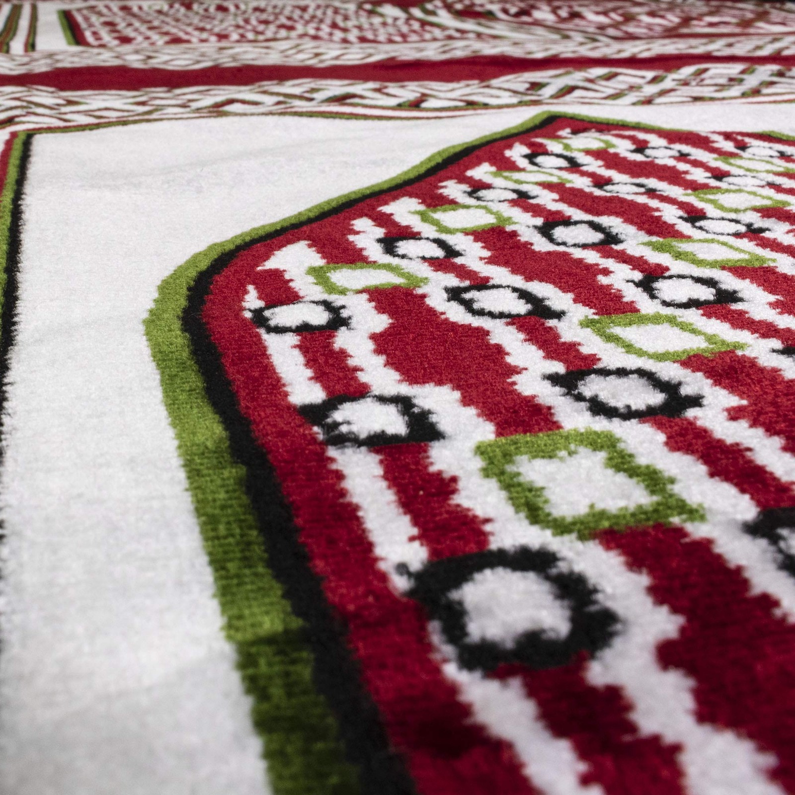 Modefa Turkish Islamic Prayer Rug | Multi Person Janamaz Sajada for Family | …