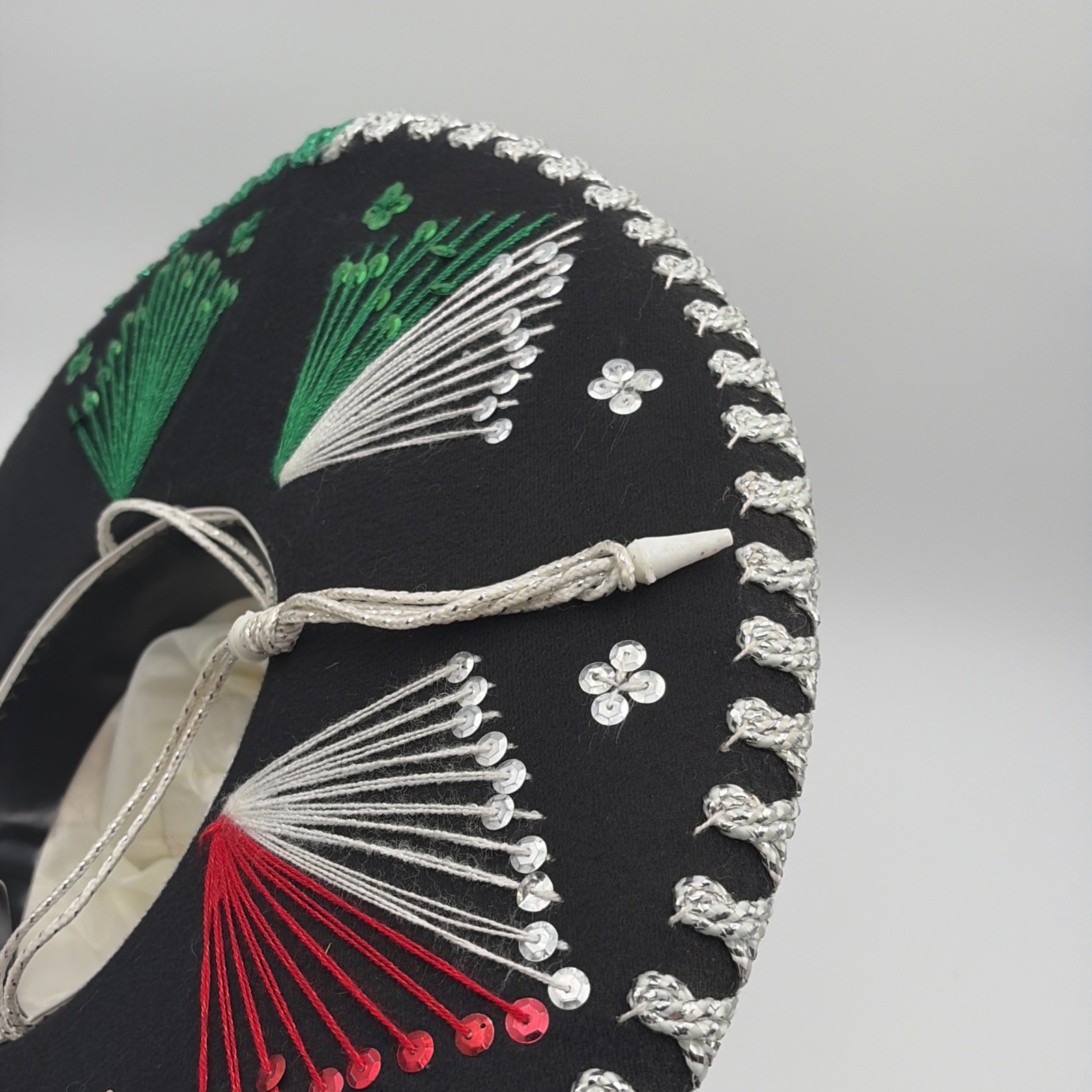 Sombrero Authentic Vintage Gonzalez Mexico Flag