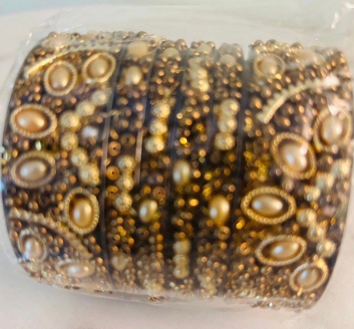 Traditional Pure Chiffon Formal wear!! XL 42 BANGLE SET FREE