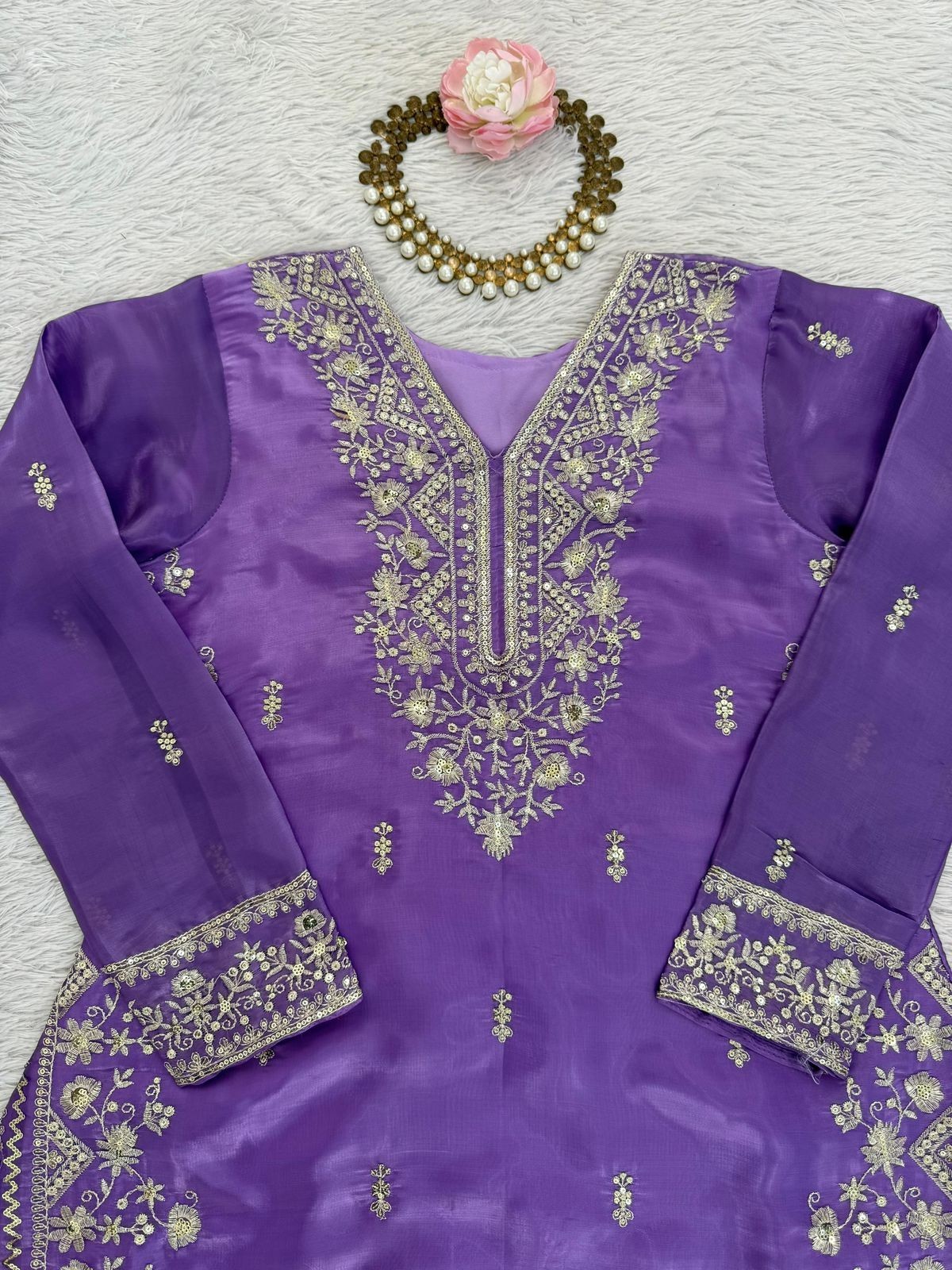 Designer Indian Pakistani top plazzo Bollywood Dress Party Wear Suit wedding