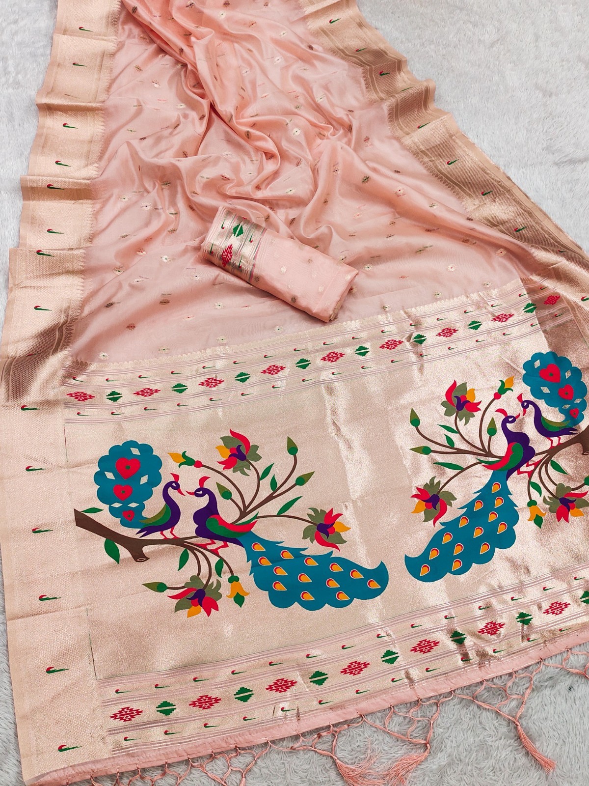 Soft Silk Bollywood Designer Fancy Saree Party Indian Wedding Saree