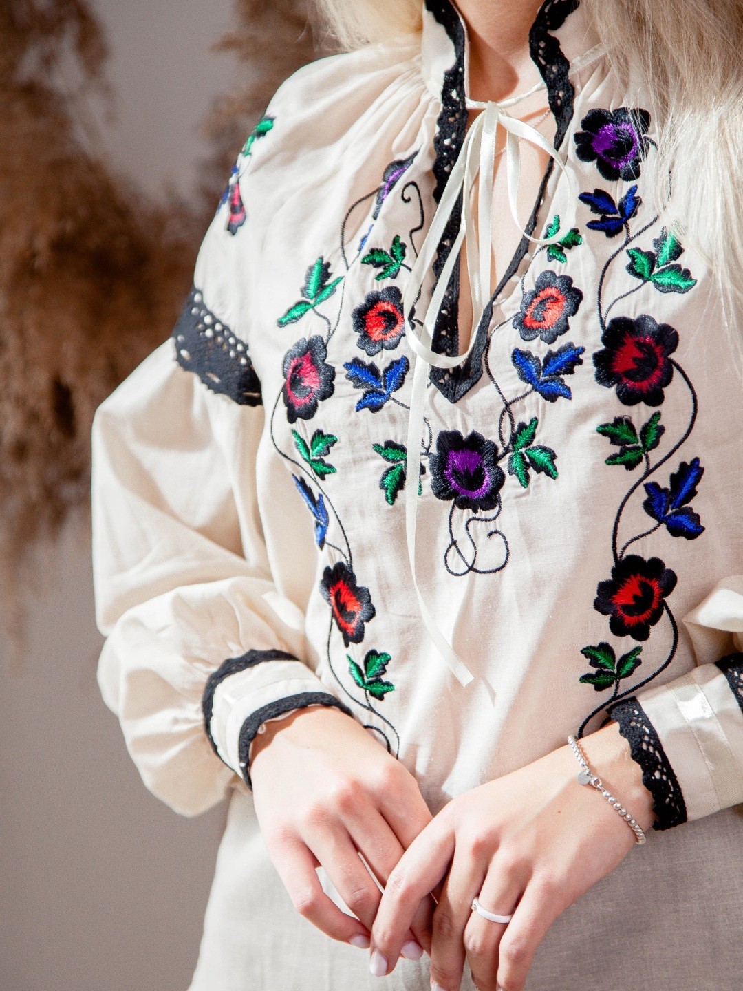 Woman Vyshyvanka Ukrainian embroidery embroidered blouse 100%Cotton S M L Xl XXL