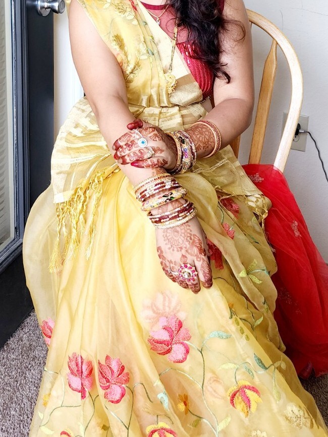 Designer Tradictional Fashion Partywear wedding Indian organza sari