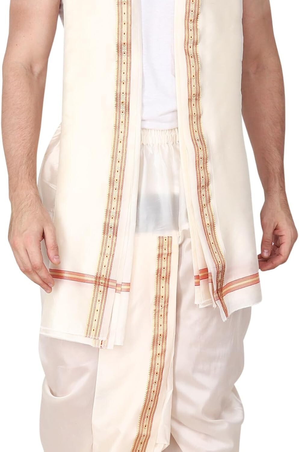 Men Silk Dhoti, Traditional Dhoti, Readymade Dhoti, Dhoti With Pocket