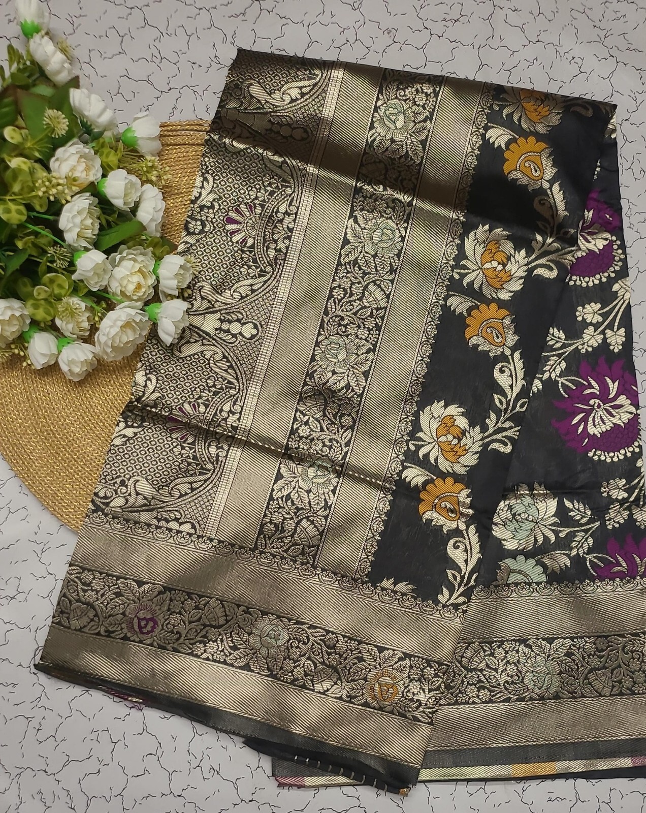 Designer Sari Bollywood Bridal Silk Saree Blouse South Indian Party Wear Saree
