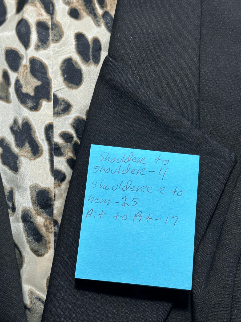 Cache Womens Large Black Tailored Vest Gold Button Leopard Lining Y2K Career Chi