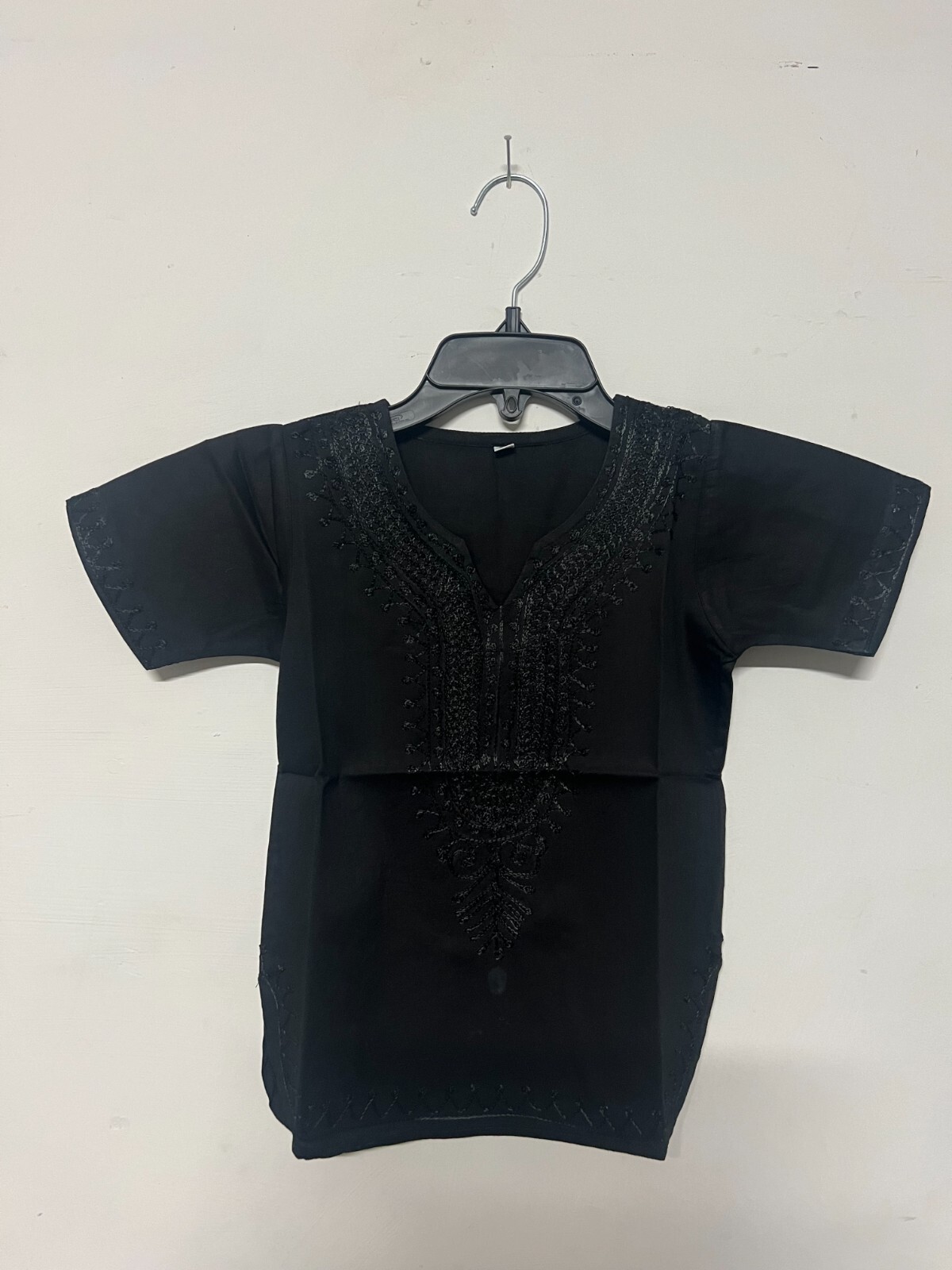 African Clothing for Children Dashiki 6M-14years All black