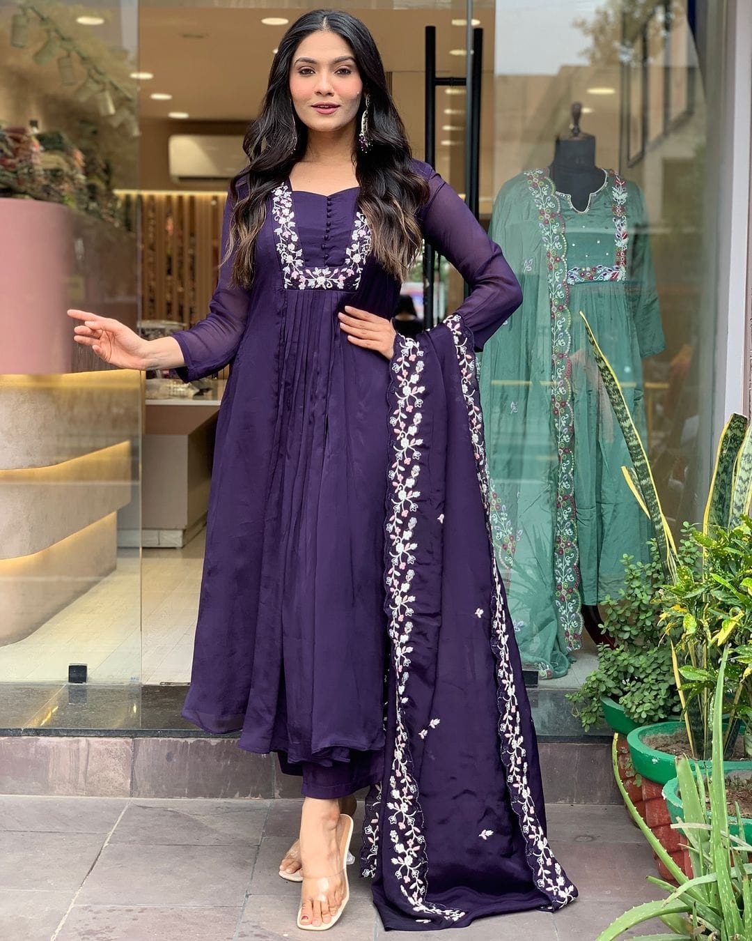 Readymade salwar kameez Kurta Pant Dupatta Set Indian Kurtis For Woman