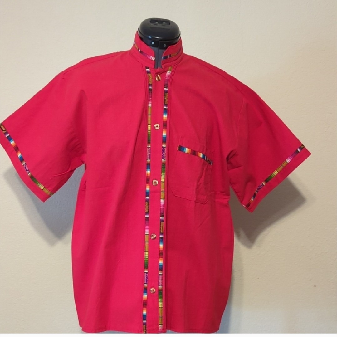 Handmade Artisan Mexican Mens Shirt