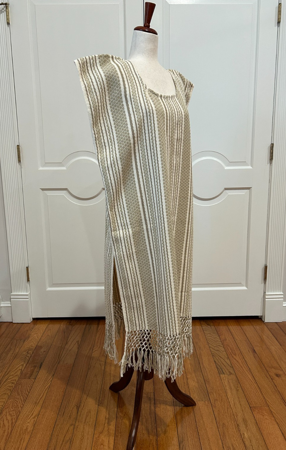 One of a Kind Pedal loom Mexican Dress! Summer Dress! Huipil style!