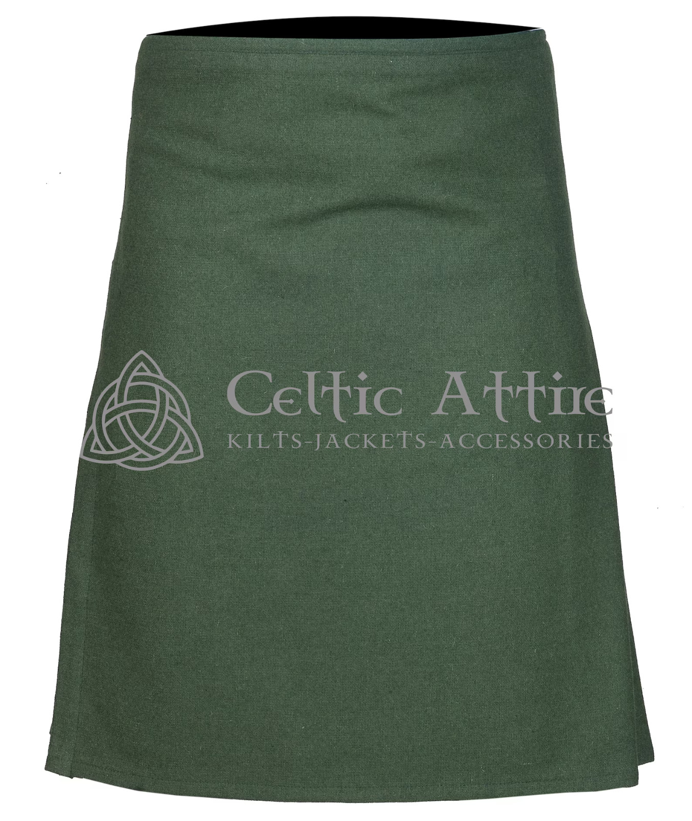 Lovat Green Wool Scottish 8 Yard KILT for Men’s – Made to Order by Celtic Attire