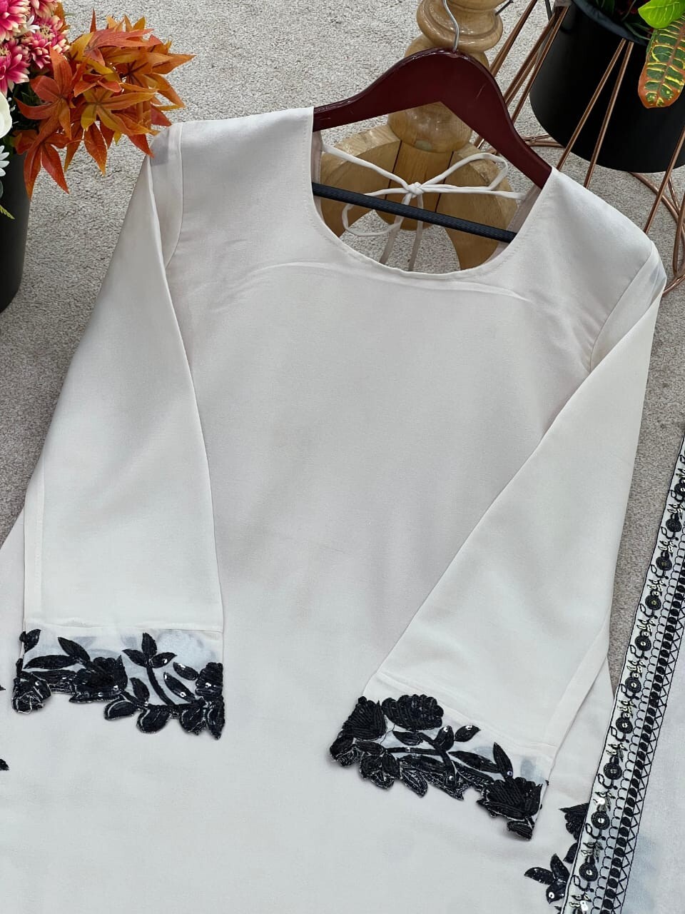 3 Piece Pakistani Designer farshi shalwar suit