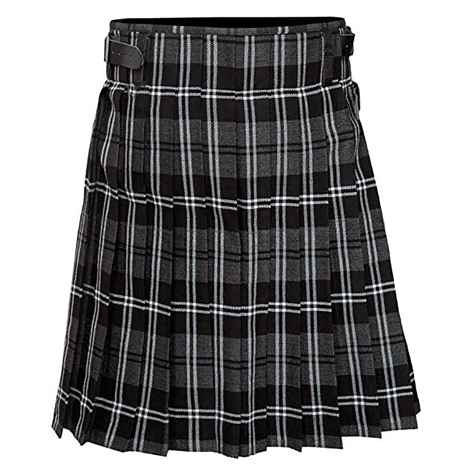 Scottish Tartan Kilt Granite 8 Yards Traditional Highlander Kilt Scottish Outfit