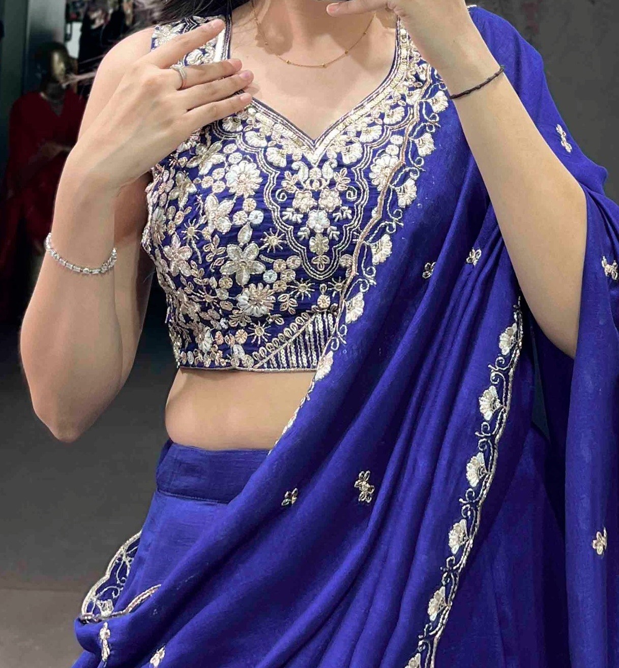 New Designer P.C.Kashmiri Lehenga Choli With Dupatta For Wedding Wear