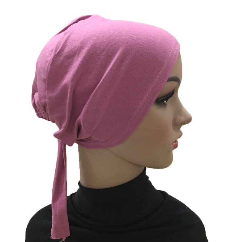 Plain Women Underscarf Hijab Muslim Bone Bonnet Inner Cap Tube Nijna Hat