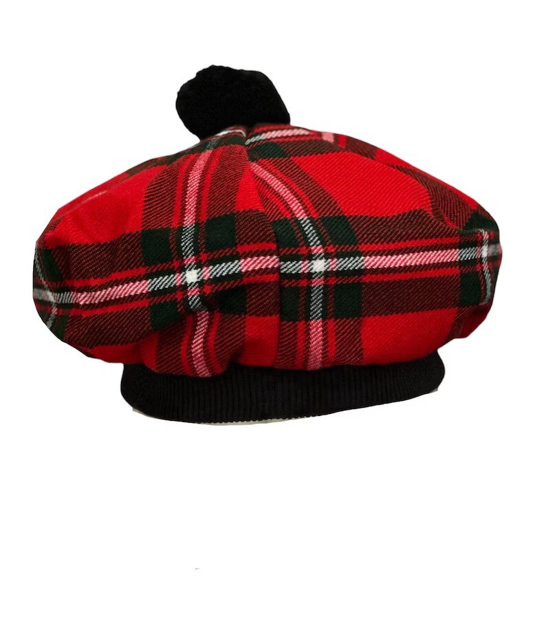 Men’s Macgregor TAM o’ SHANTER Bonnet Beret Balmorals Tartan Tammy Hat