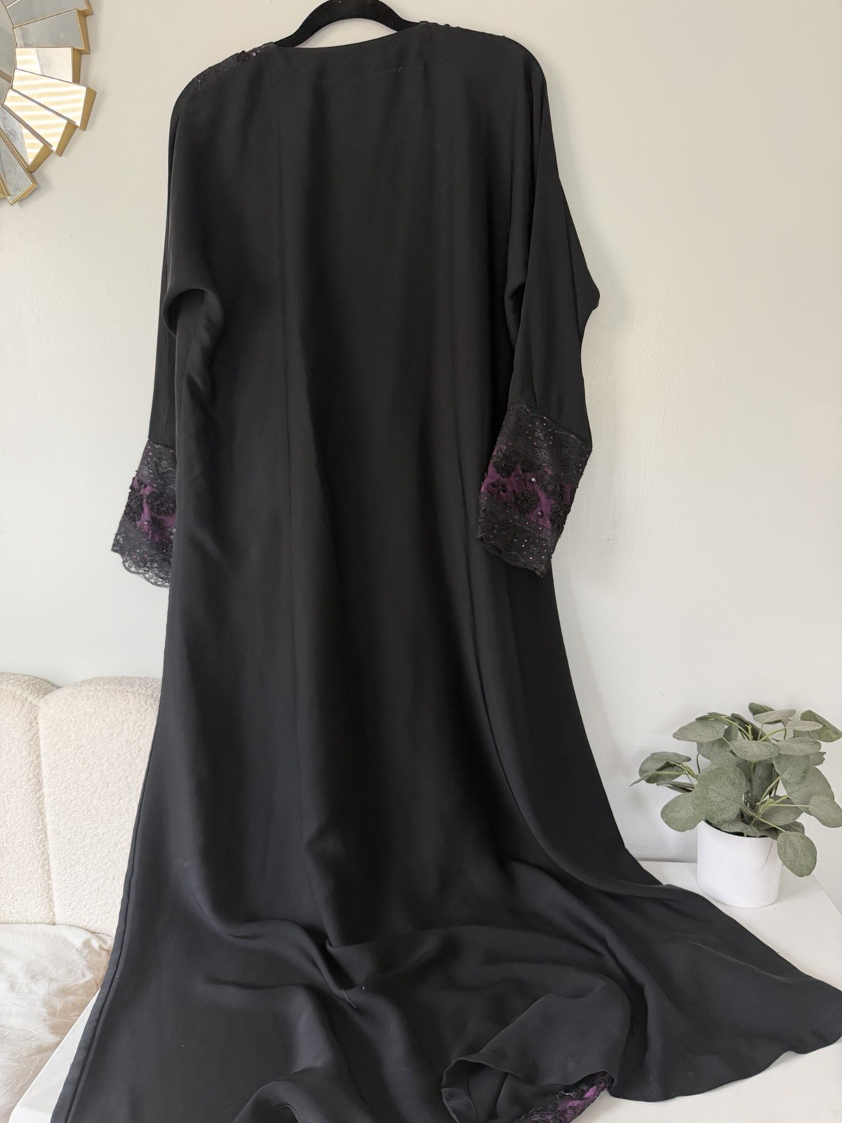 Abaya Saudi Dubai Muslim Women Black
