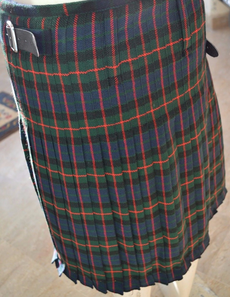New Gunn Tartan Pleated to Stripes Highland Traditional Sports New Kilts.