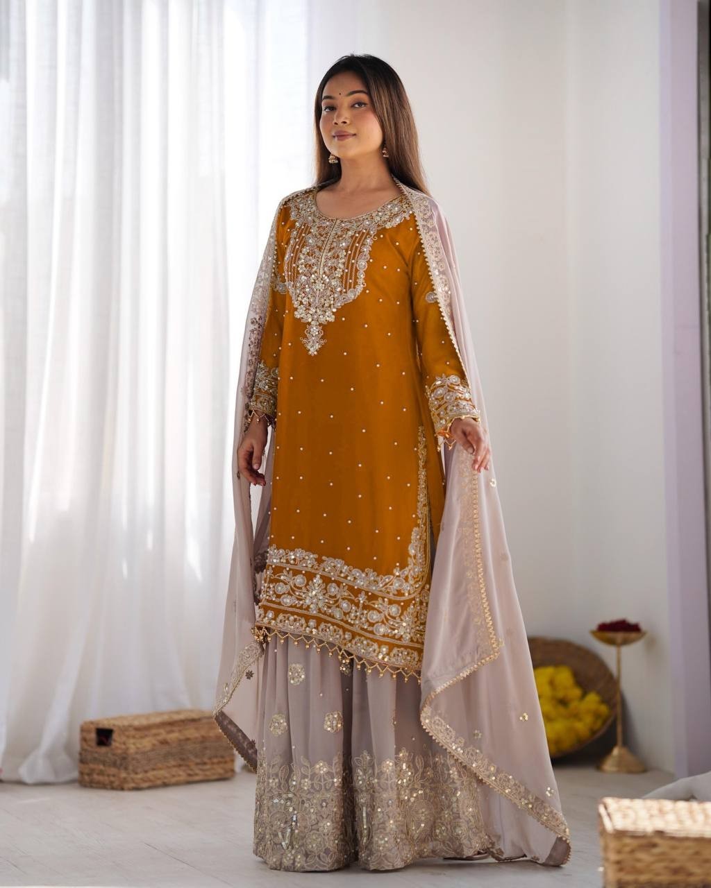 Plus Size Salwar Kameez Designer Pakistani Lawn Anarkali Suit Women Kurta Outfit