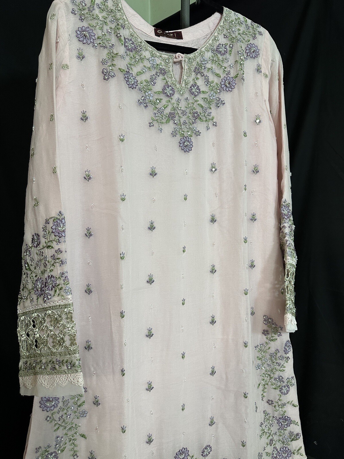 H.Z PREMIUM CHIFFON FORMAL COLLECTION – 2 LARGE – Heavy Emb – $95