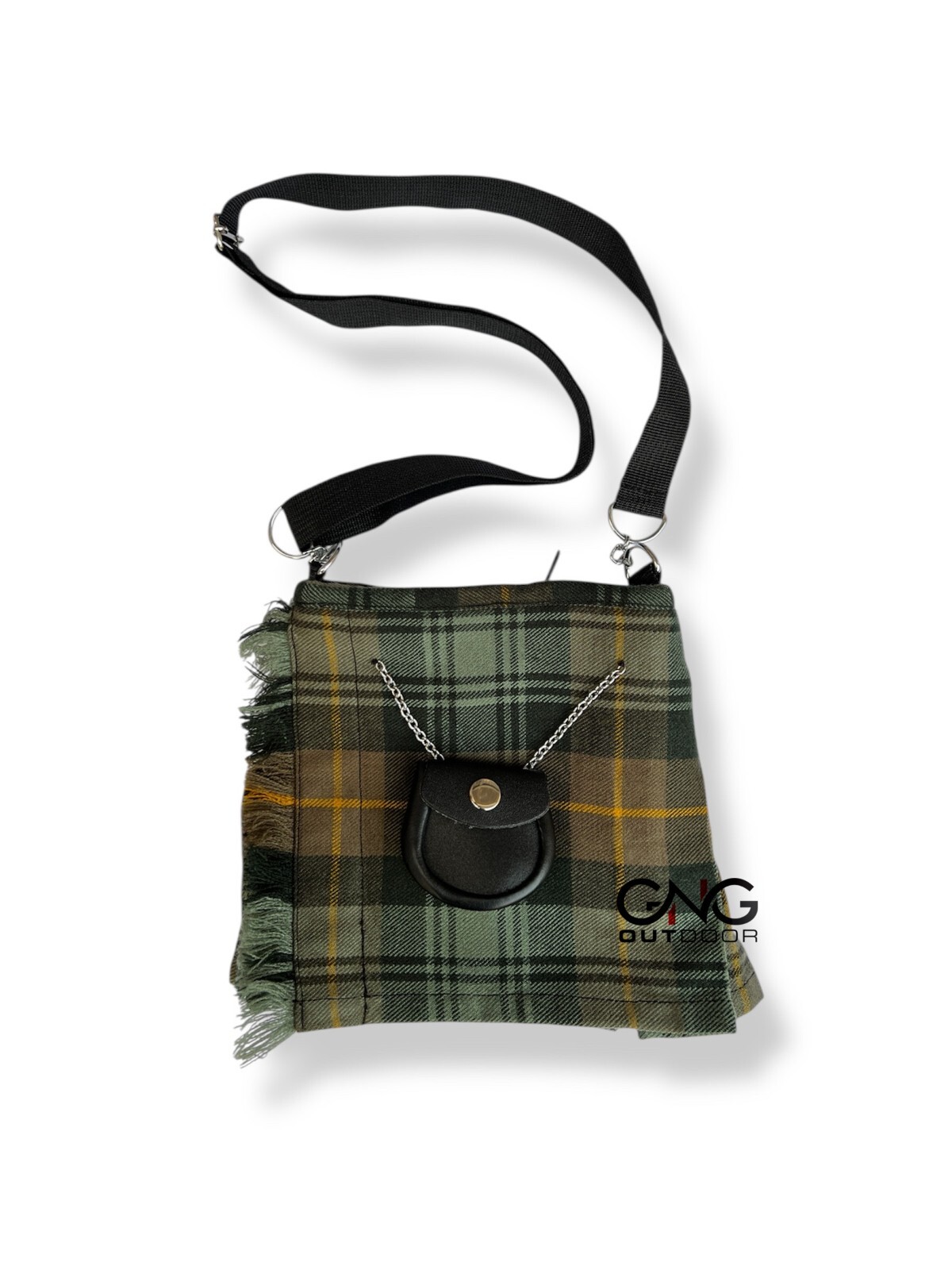 Scottish Ladies Shoulder Bag Gordon Weathered Bag Women Casual Tartan Hand Bag