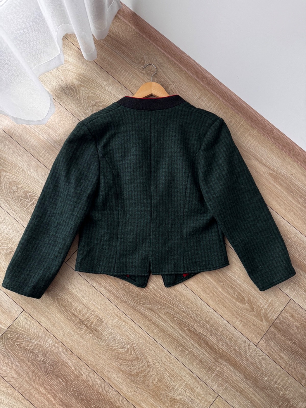 Vintage Giesswein Austrian Dirndl Trachten Original Oktoberfest Green Blazer