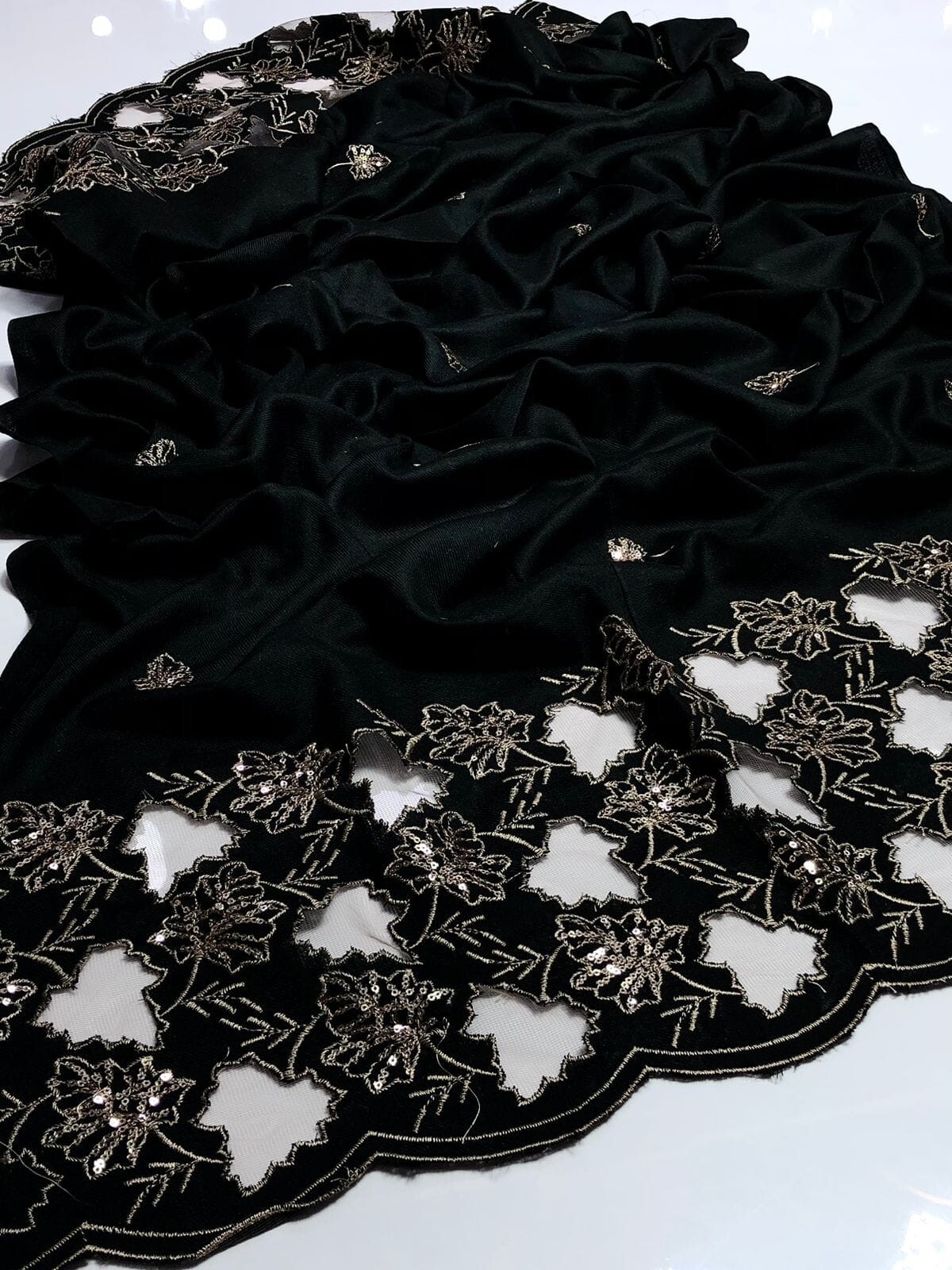 Pakistani Handmade pure Pashmina Shawal  Duappatta