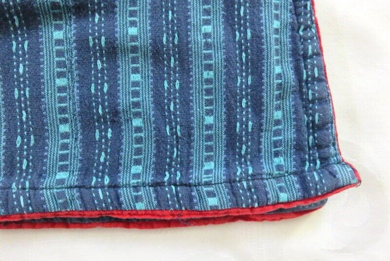 Aarong Women Kurta Embroidered Indian Pakistan Kaftan Ethnic Top Blouse Blue 38