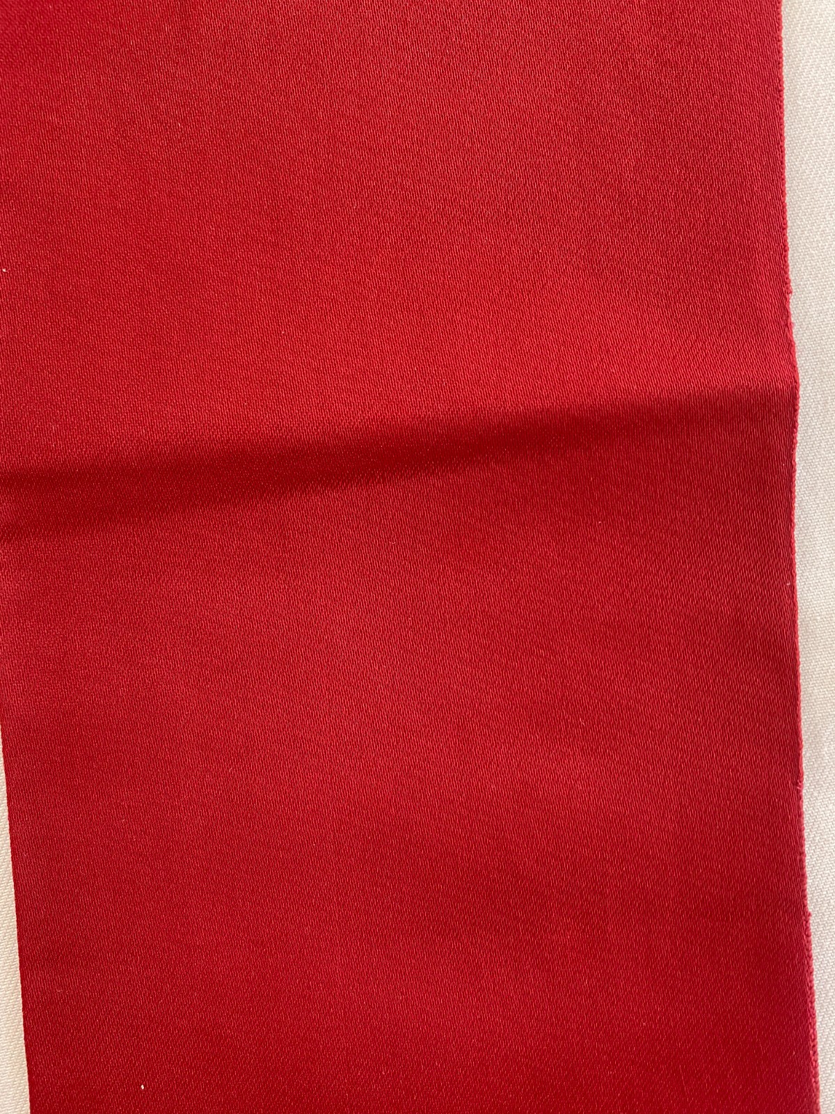 Japanese Vintage Kimono Nagoya Obi Silk Red Traditional Authentic 136x 11in