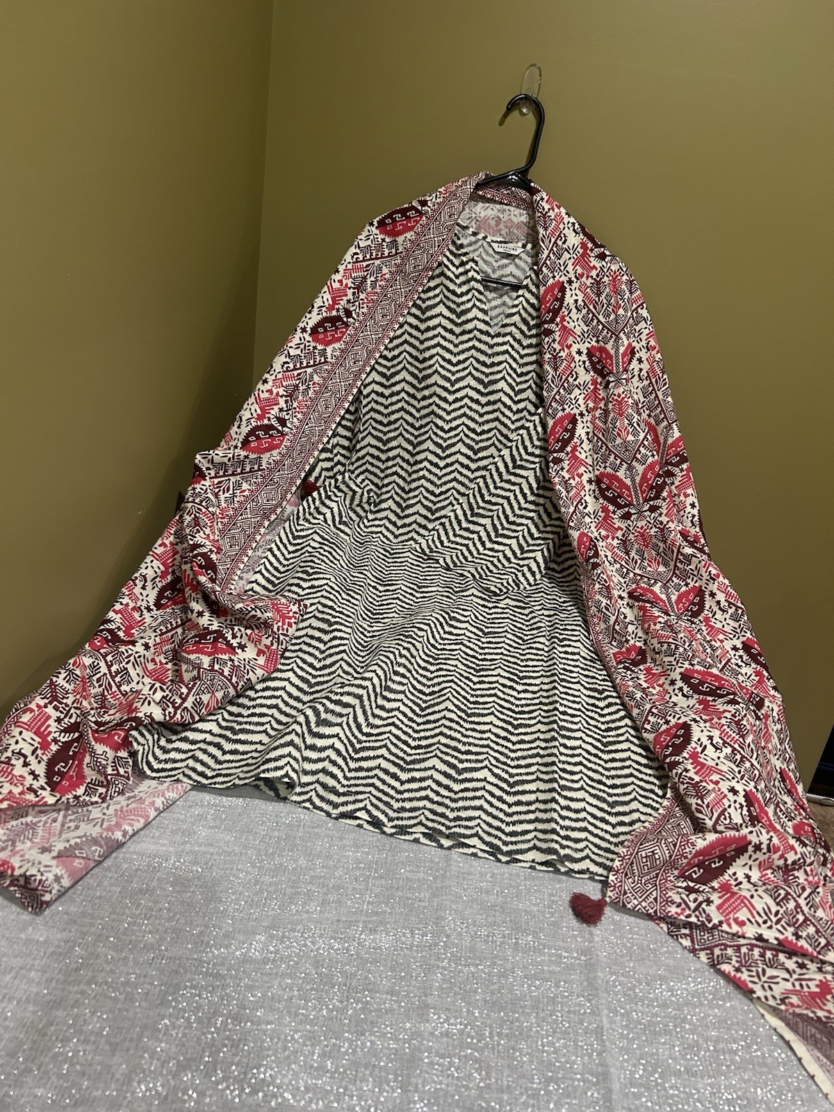 Sapphire 2 Ps Khadar Fabrics Size Large and Medium 100% Cotton