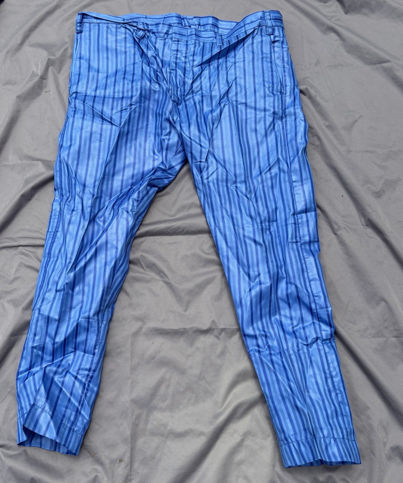 Men’s Moroccan 3-piece Throbe Set Vibrant Blue & Black Striped