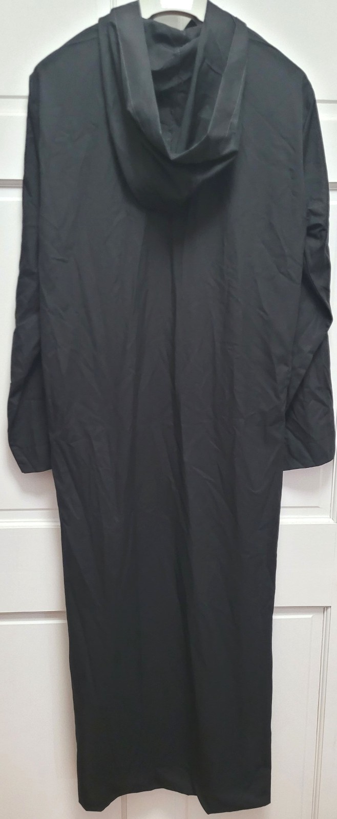Desi Walk Men’s Islamic Muslim Zip Hoodie Thobe Caftan Robe – Black – Choose Sz