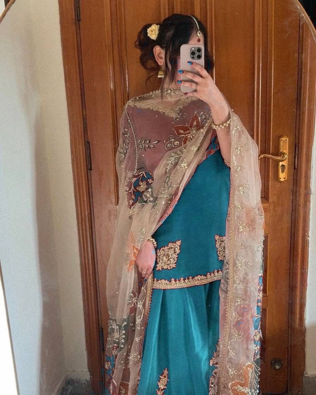 Sharara Plazoo Suit Party Wear Pakistani Wedding Salwar Kameez palazoo suit