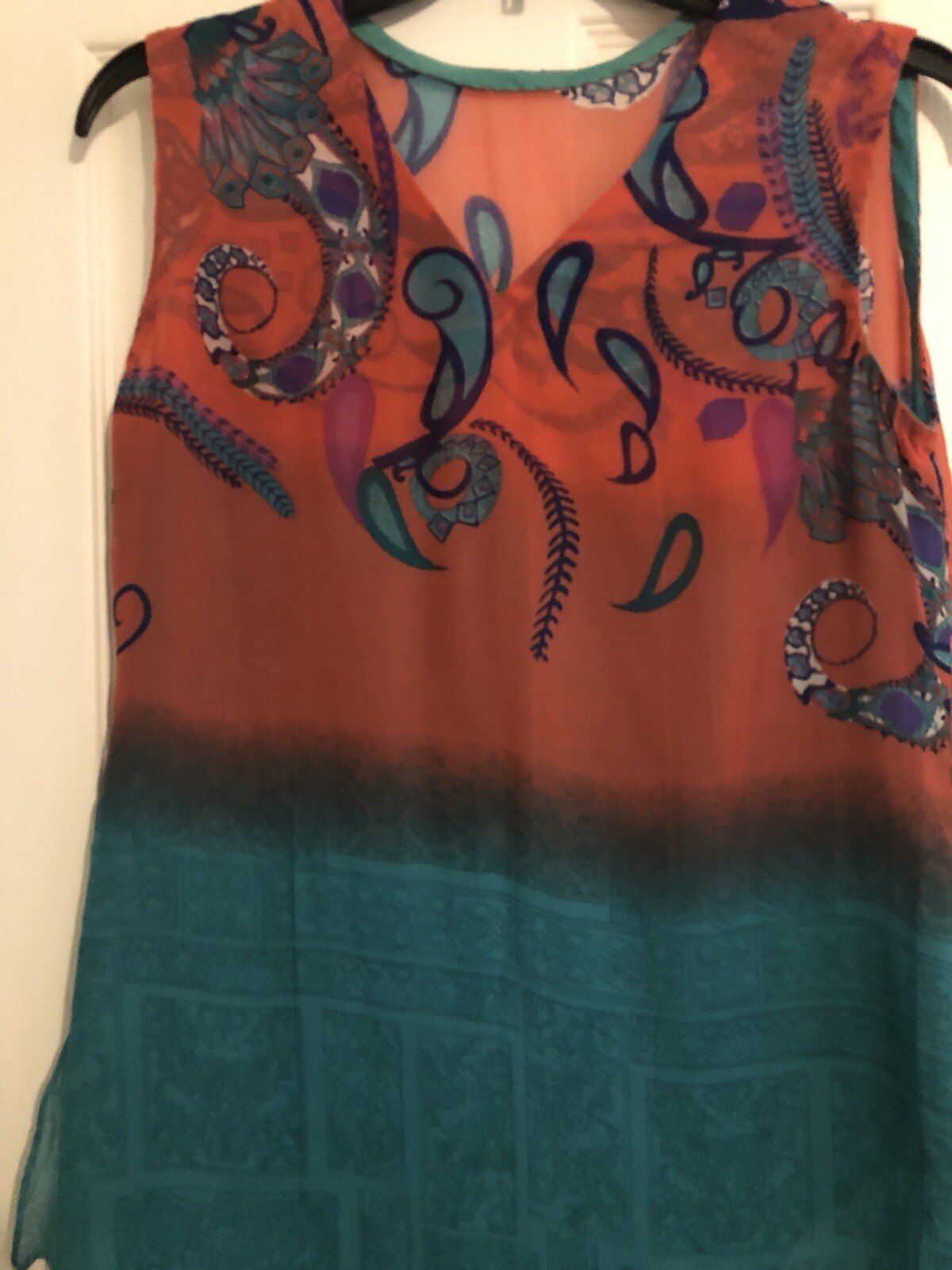Pakistani Bollywood Indian Kurta shalwar kameez. New Sleeveless Kameez Summer Sp