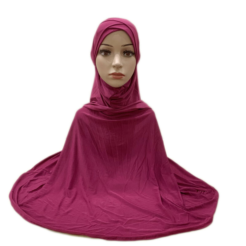 Muslim Women One Piece Headscarf Large Hijab Prayer Head Wrap Scarf Shawl Arab