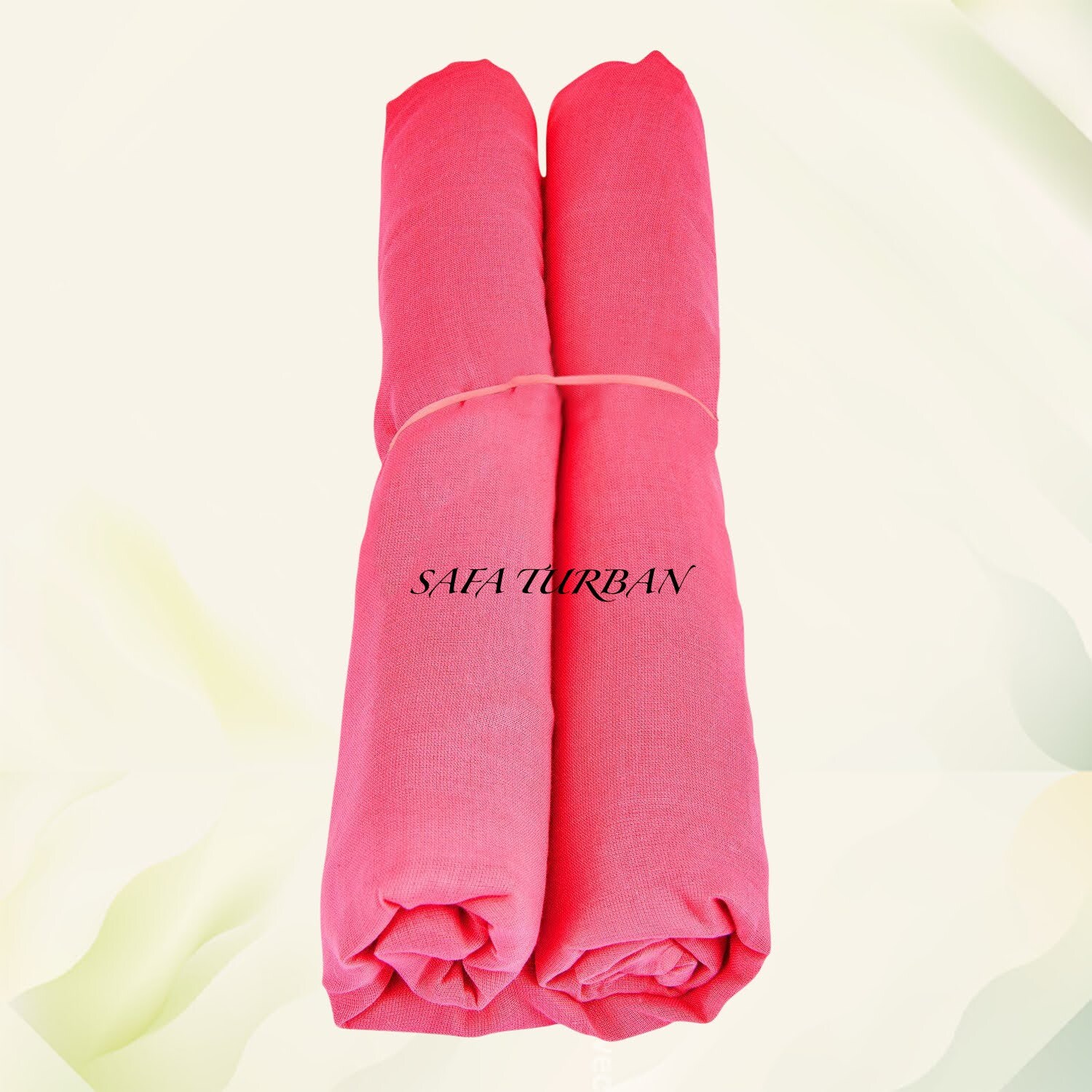 Sikh Turban- Peach Pink (Full voile)
