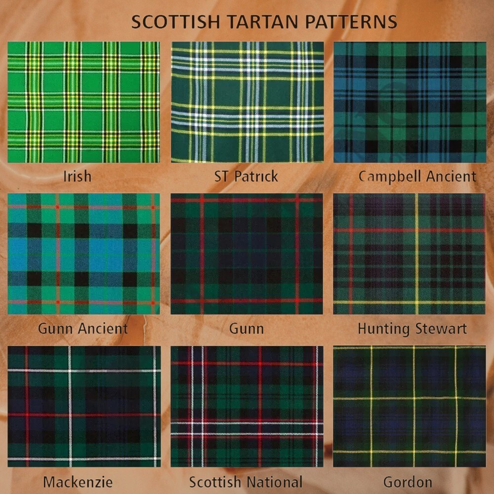 Casual Wear 5 Yard Scottish Kilt 13oz Traditional Light Weight Kilt 40+ Tartans