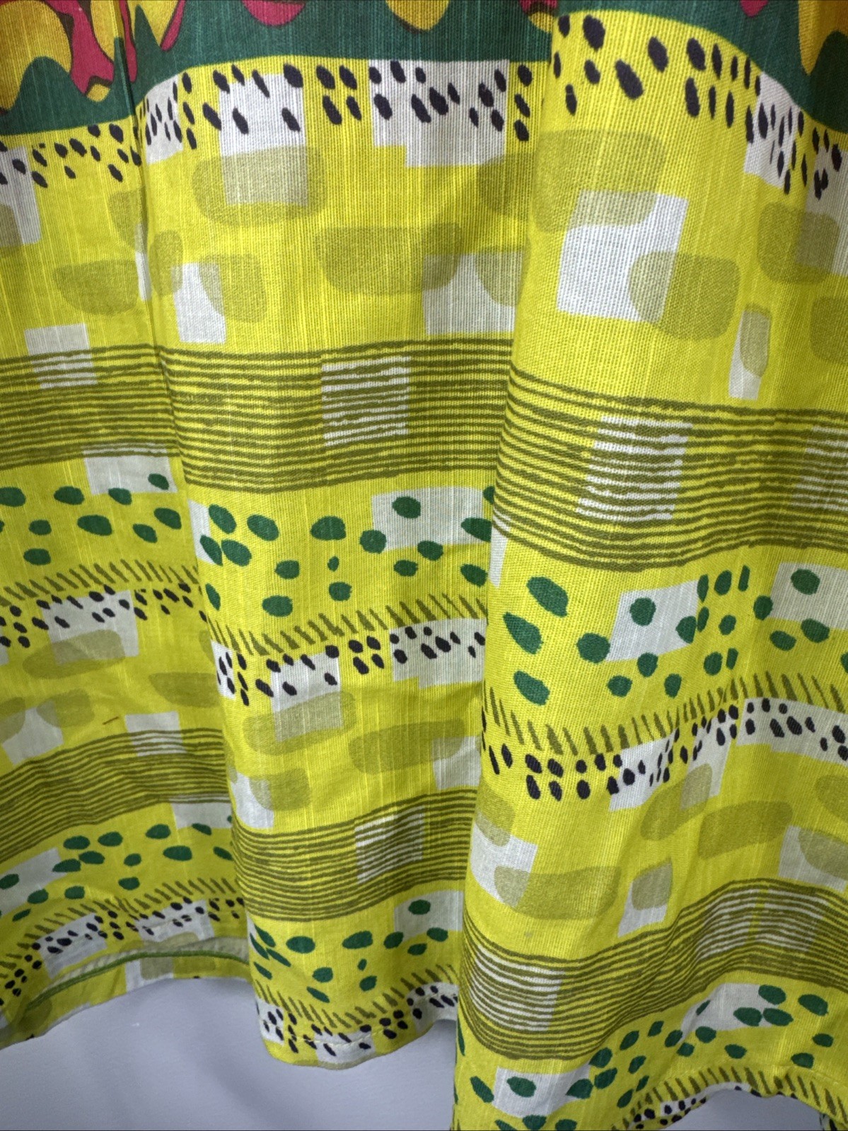 Khilkariyane Kurta Girls 12-13 Lemon Print Cotton Slub Lightweight NEW WITH TAG