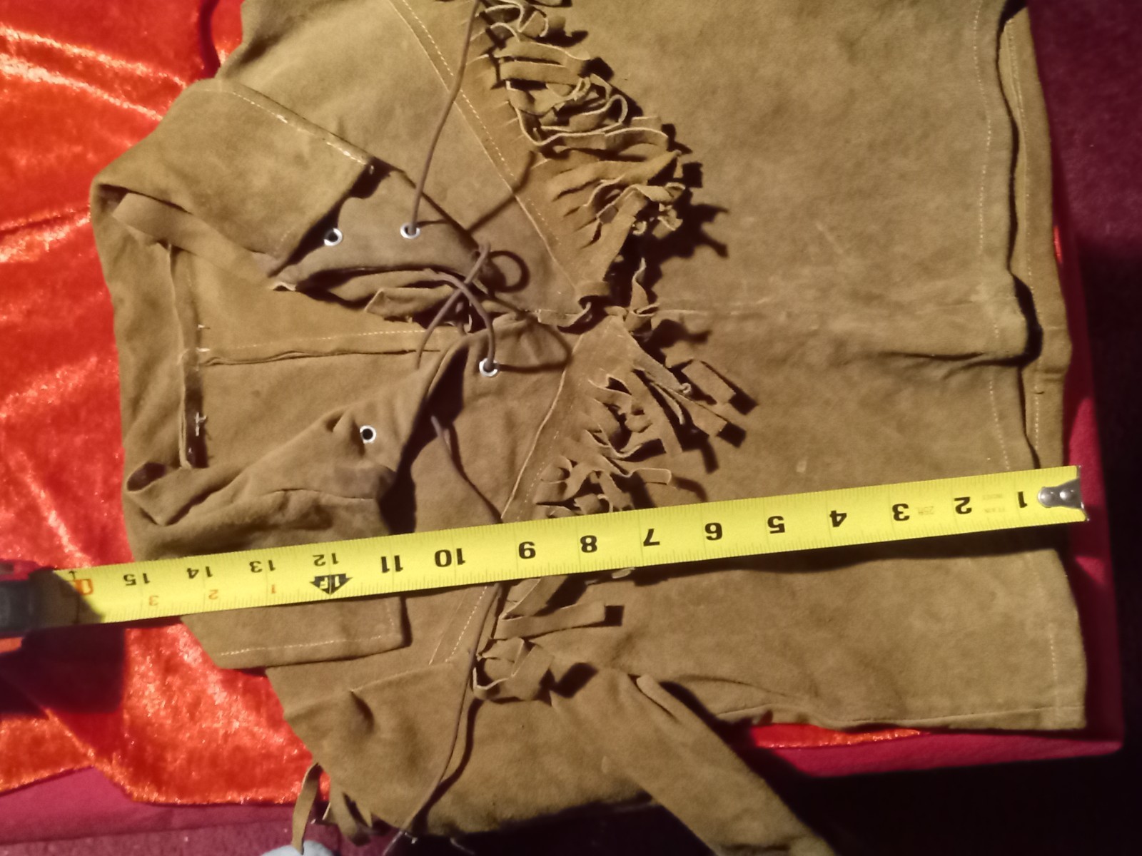 Native American Child Size Fringe Buckskin Shirt