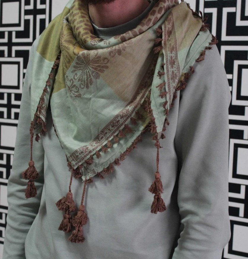 Kaffiyeh Scarf, Headscarf Palestine, Turkish Hijab, Cloth Face Mask, Gift Girl