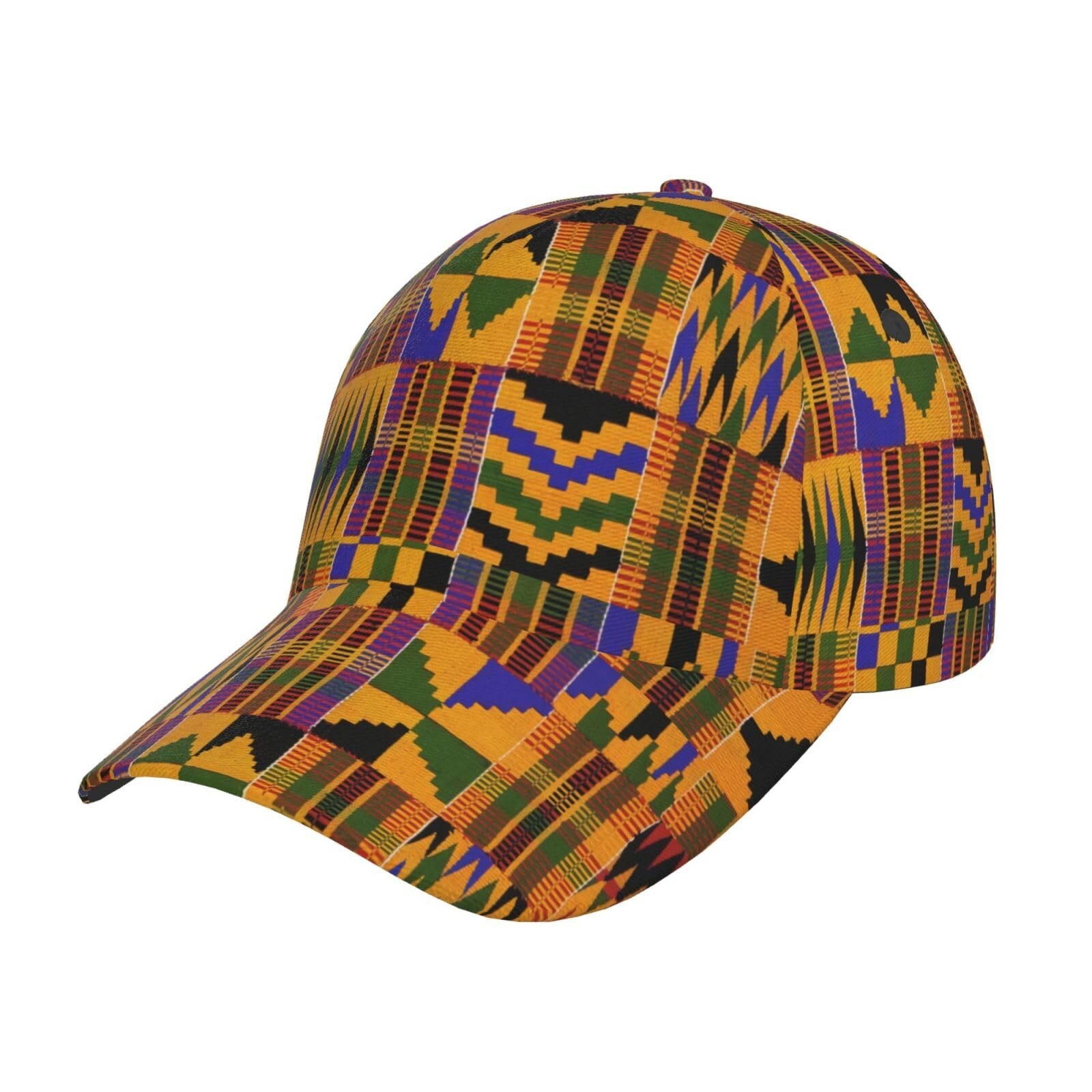 African Tribal Ethnic Adjustable Snapback Hat for Men Women Unisex African Ba…
