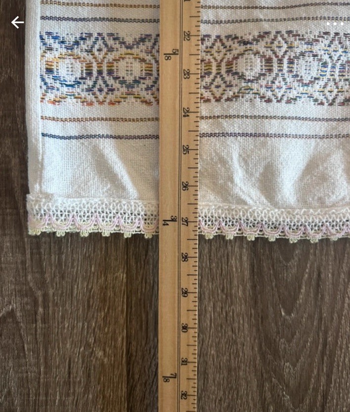 Embroidered Mexican Blouse In White Colored Flowers Size Per Measurements XS/S