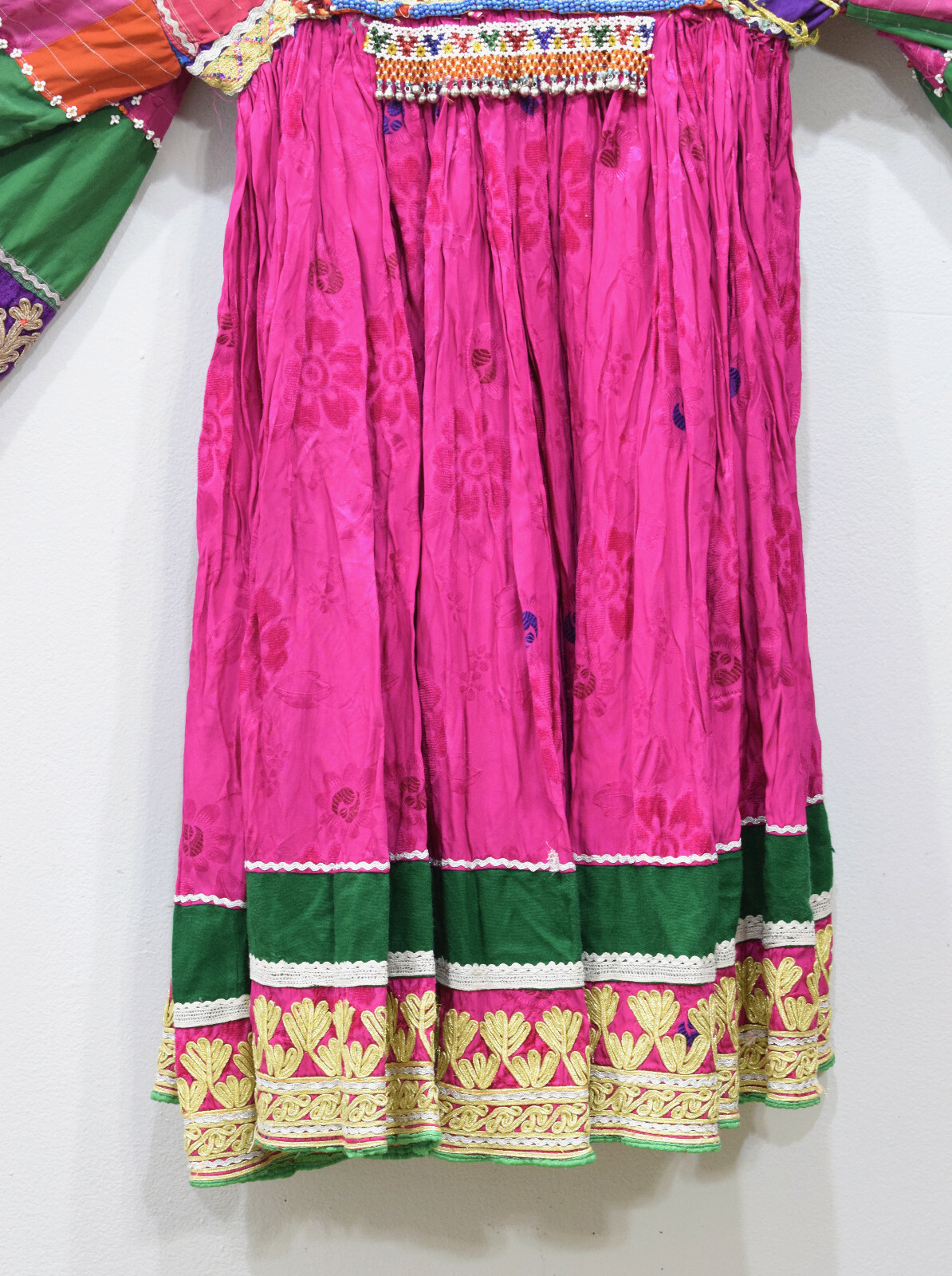 Dress Vintage Afghani Kutchi Handmade Beaded Dress
