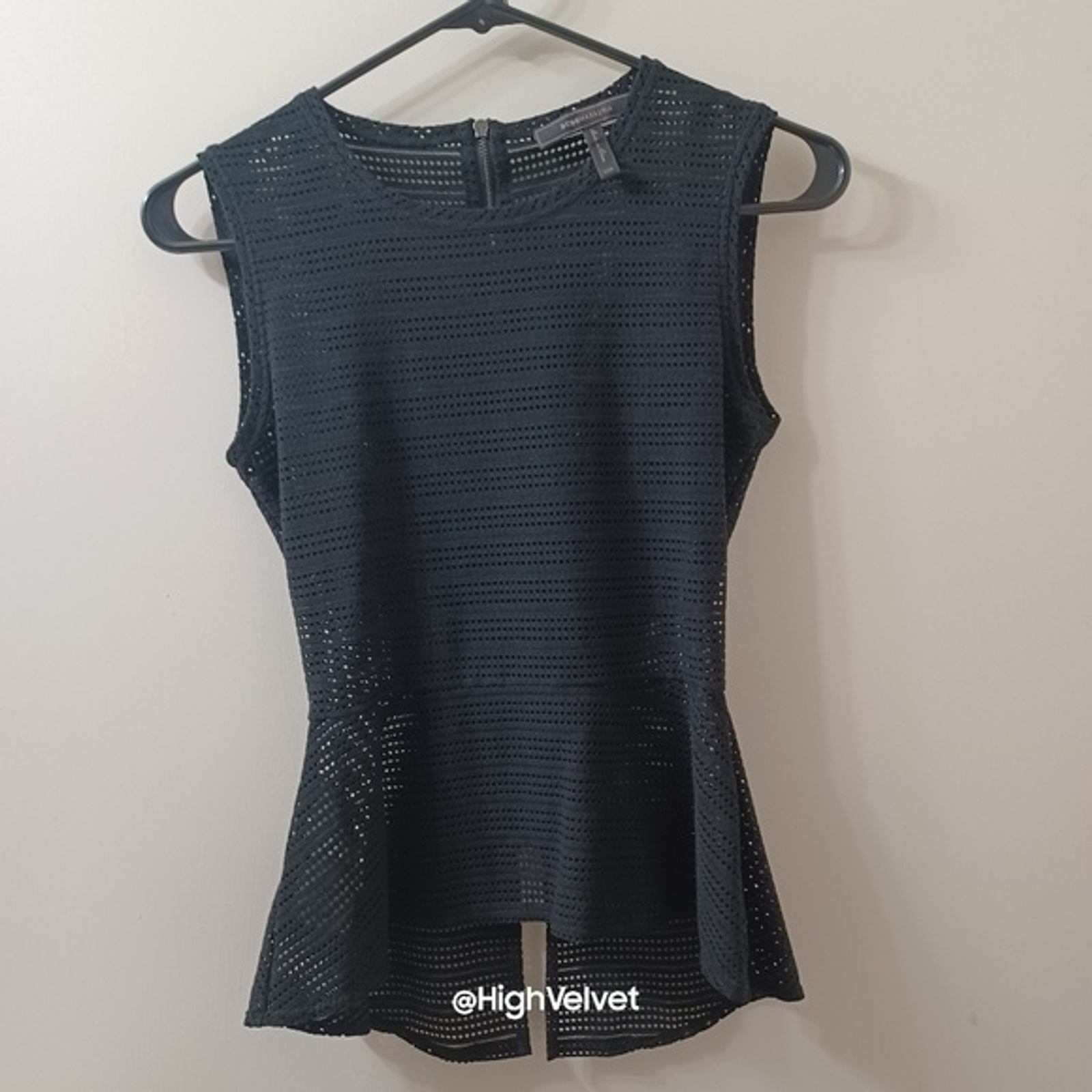 BCBGMAXAZRIA Black Short Sleeve Top sz XXS