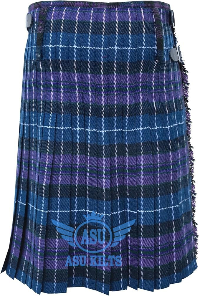 Scottish Handmade Traditional Pride of Scotland Tartan 8yard Tartan Kilt For Men