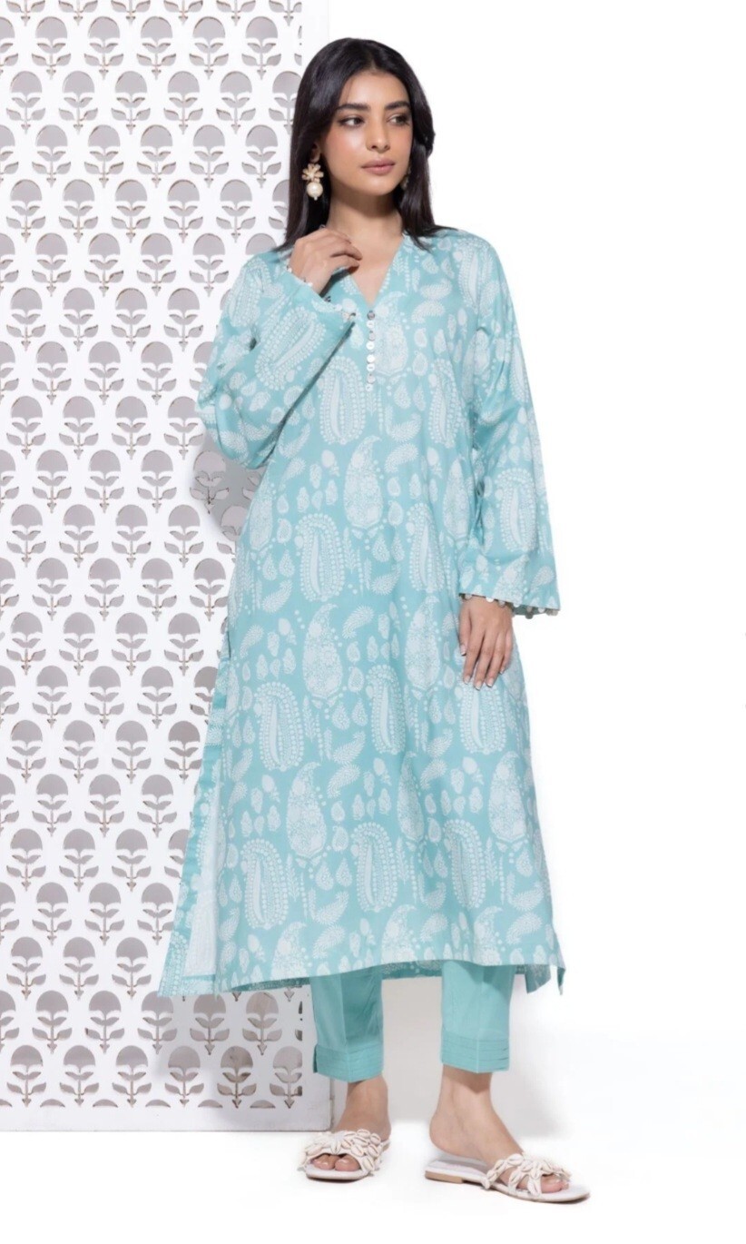 NWT KHAADI Size XS/8 Cotton Viscose Kurti Shirt Pakistani Designer