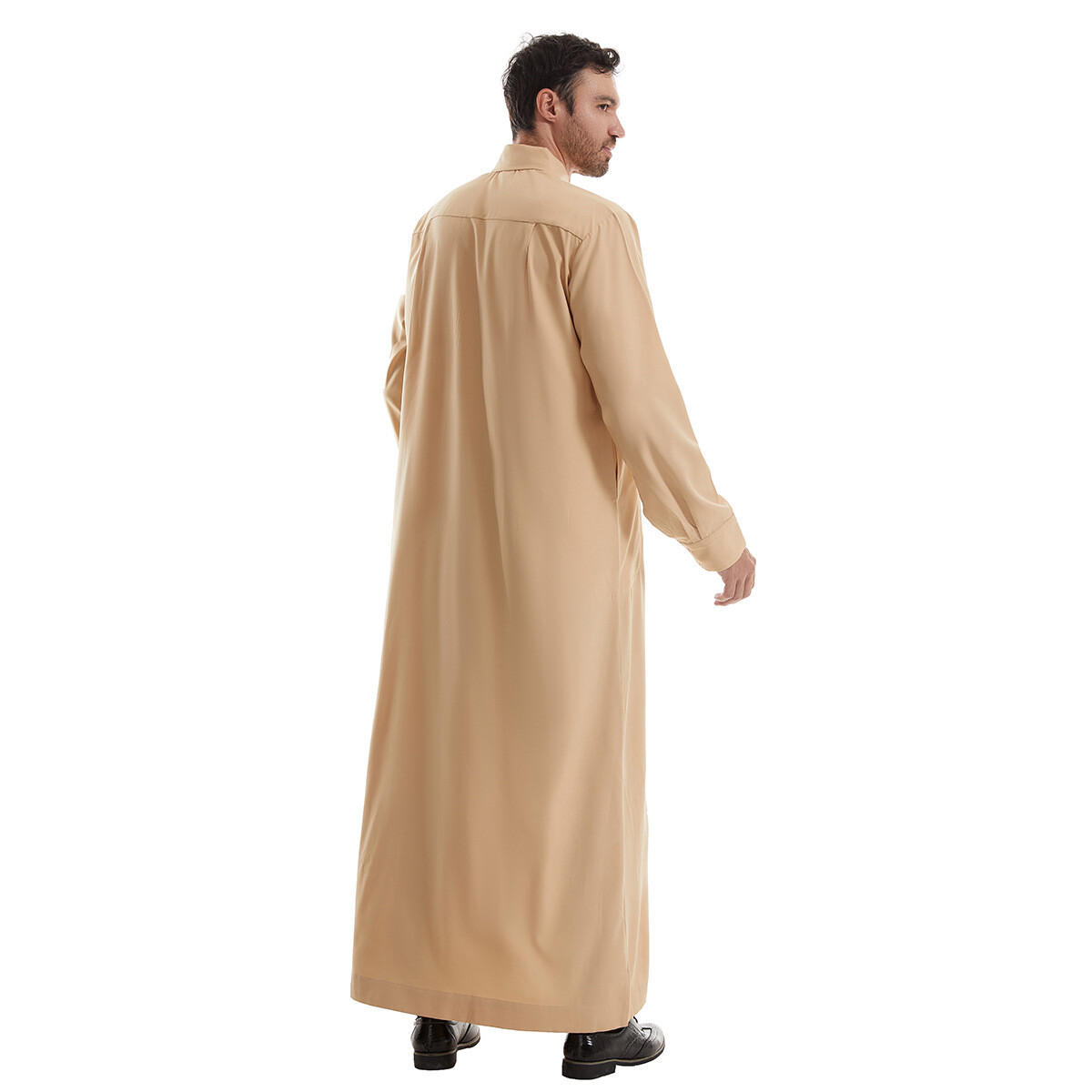 Islamic Men Long Robe Dishdash Thobe Saudi Jubba Kaftan Dubai Arabic Abaya Dress