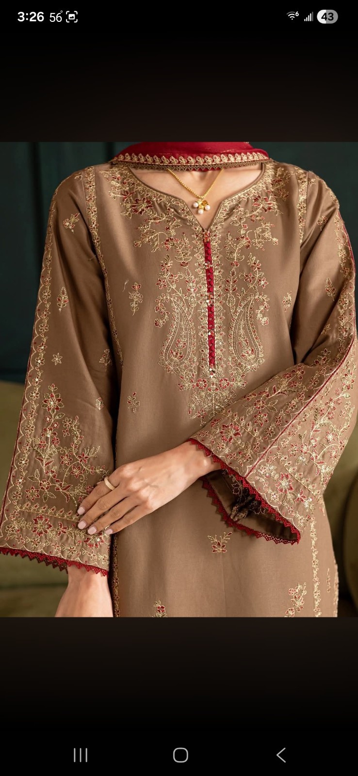 Batik Shalwar Kameez Pakistani
